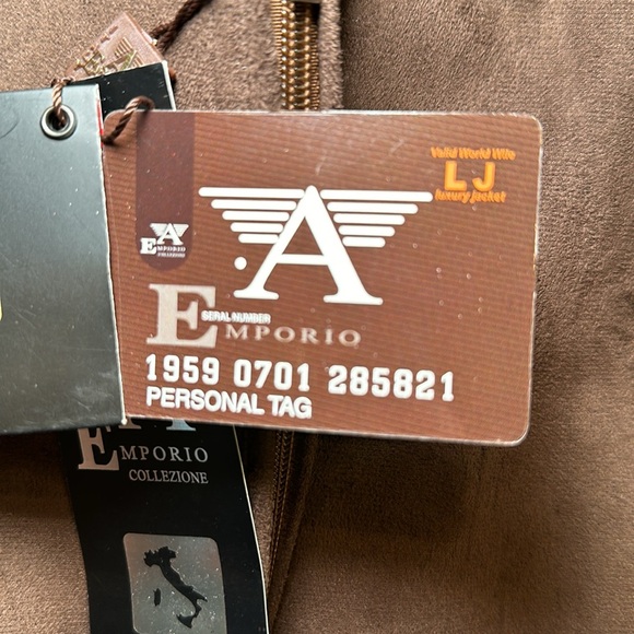 A Emporio Confezioni Italian Leather Suede Jacket - Medium - Picture 9 of 10